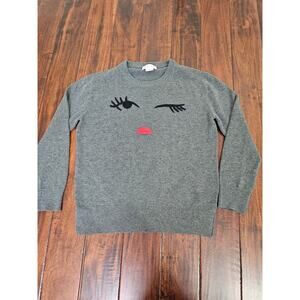 Kate Spade Broome Street Winking Eye Sweater Size M